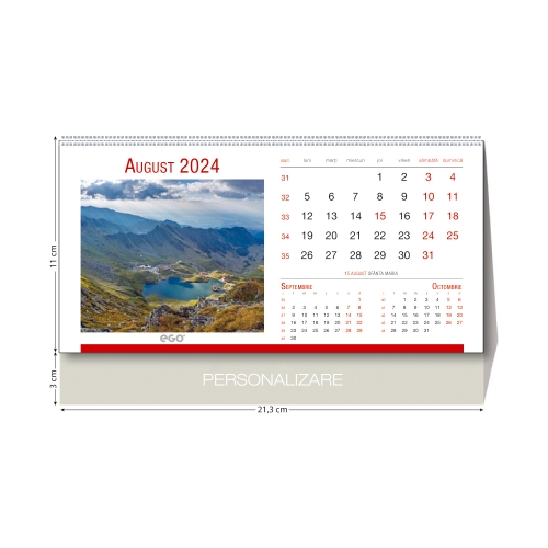 Calendar de birou "Romania"